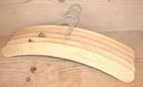 Zirbenholz Kleiderbügel 40,5 cm, 5 Stück